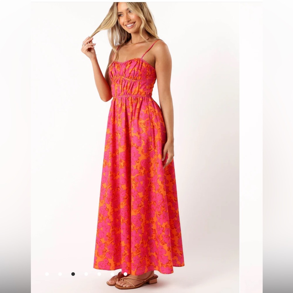 Petal & Pup Kelani A-Line Midi Dress (Large) never been worn